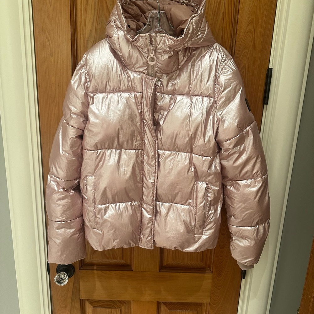 NOIZE Metallic Puffer Coat